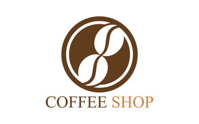 咖啡店标志模板V20