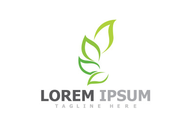 Leaf Green Tree Nature Logo Template V24