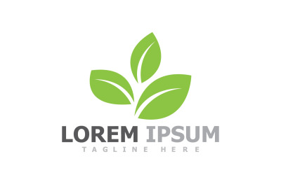 Leaf Green Tree Nature Logo Template V35