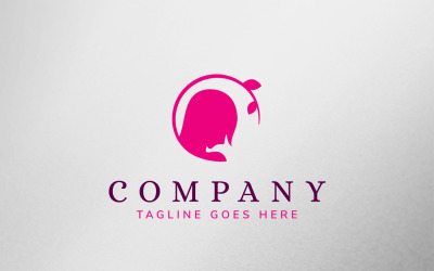 Design der Eco-Frauen-Logo-Vorlage