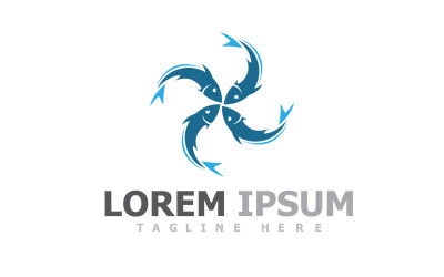 Fish Animal Template Logo V15