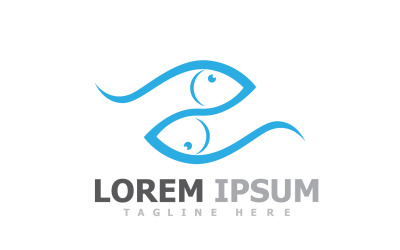 Fish Animal Template Logo V26