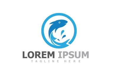 Fish Animal Template Logo V4