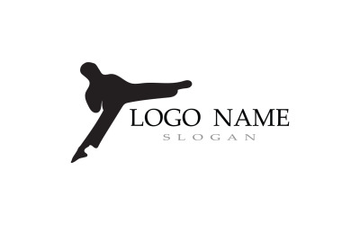 Karate And Taekwondo Logo Fight V8