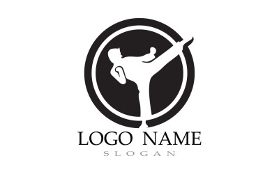 Karate Och Taekwondo Logo Fight V1