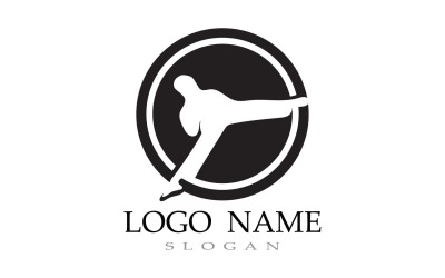 Karate Och Taekwondo Logo Fight V2