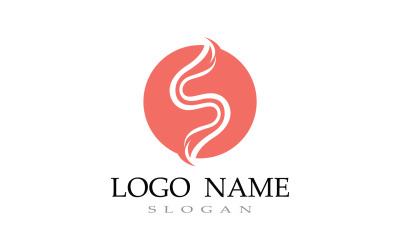 S Letter Business Logotyp Mall V3