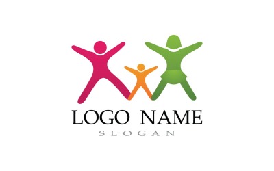 Health People Life Logo Template V4