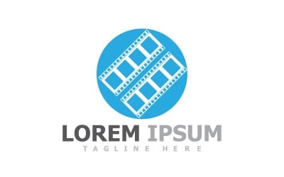 Szablon logo filmu przezroczy V9