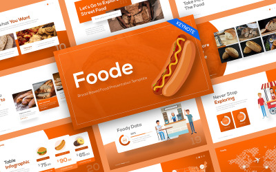 Foode Bread Based Food Keynote Template
