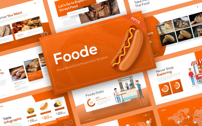 Foode Bread Based Food Шаблон PowerPoint