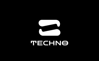 Letter S Tech Future Display Logo