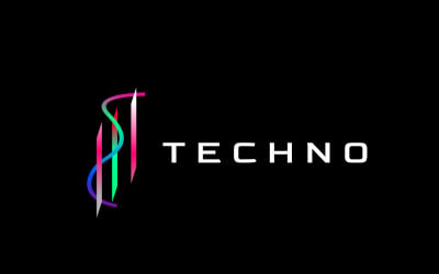 Data Techno Gradient Logo