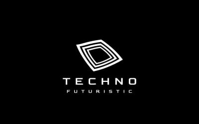 Enkel svart företagslogotyp