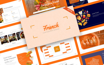 Franch Food Шаблон PowerPoint