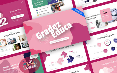 Gradez Education Creative Keynote Template