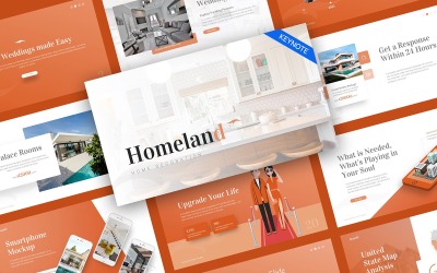 Homeland Home Decoration Keynote Template