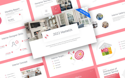 HomeUs Home Interior Keynote Template