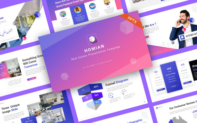 Homian Real Estate PowerPoint Template