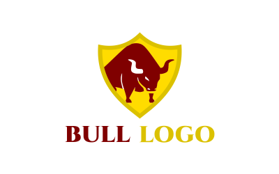 Modelo de Logotipo de Design Personalizado de Touro