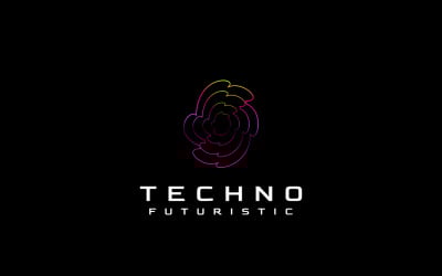 Современный логотип Rotation Line Tech