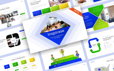 Inspirieren Sie kreative PowerPoint-Vorlagen