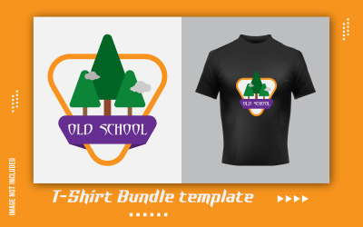 Modelos de T-shirt Criativos Modernos da Velha Escola