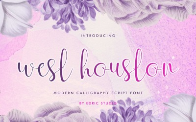 West Houston Calligraphy Font