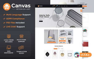 Canvas - Arte Interior y Artesanías - Tema Responsivo de PrestaShop