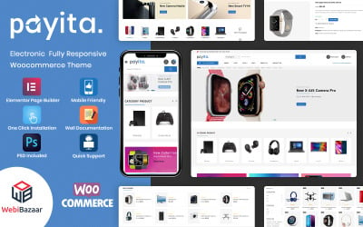 Payita - Multifunctioneel elektronisch WooCommerce-thema