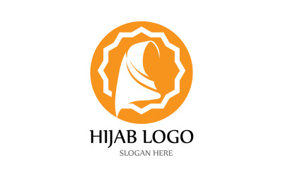 Hijab Logo And Symbol Template V18