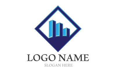 Building Home City Tower Logo V1