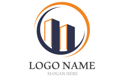 Building Home City Tower Logo V4