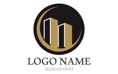 Building Home City Tower Logo V5