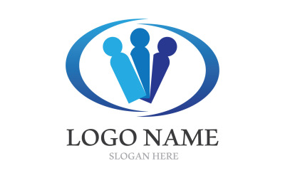 Istruzione persone successo Logo Vector V7