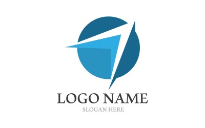 Šipka Obchodní Logo Finance Logo Vector V3