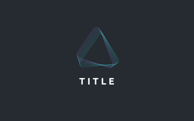 Canlı Elemental A Peak Tech Üçgen Dalga Çizgisi Logosu