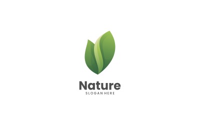 Nature Gradient Logo Template