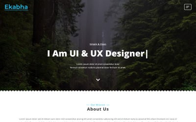 Ekabha to osobisty i biznesowy szablon strony docelowej HTML