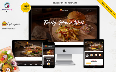 Food Spicegives - Restaurante de comida Spicegives Prestashop Responsive Theme Store