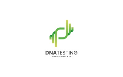 Logo met verloop voor DNA-testen