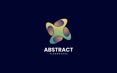 Logo sfumato ruota astratta