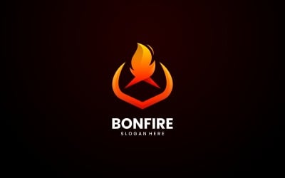 Bonfire Gradient Logo Style