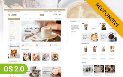 Coffeeter - Tema reattivo di Shopify 2.0 del negozio Coffee Cafe
