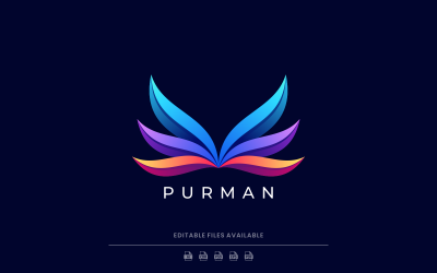 Vector Logo Abstract Gradient Design