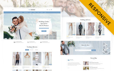 Weddisc - Responzivní téma pro svatební módu Prestashop