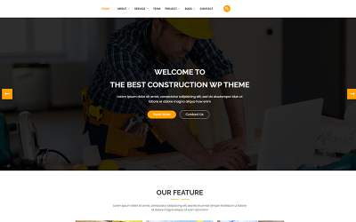 Épít – Építőipari WordPress téma