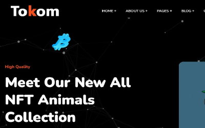 Tokom - Tema de WordPress para el intercambio de tokens criptográficos