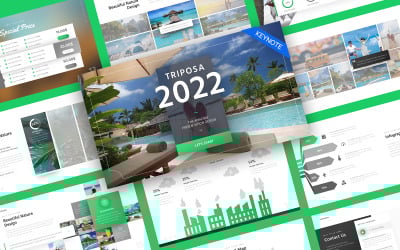 Triposa Travel Minimalist Keynote Template