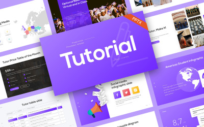 Tutorial Privatschule PowerPoint-Vorlage